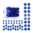 thumbnail image 3 of 50 Pack Christmas Ornament Set for Tree, Wreath, Garland and Holiday Decor, Tabletop and Shelf Display, 3 of 8