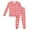 Pink, variant on Kids Pjs for Girls Children Spring Crew Neck Long Sleeve Top with Pants 2 Piece Pajamas Set Home Wear Sleepwear Ensembles De Pyjama Fille Pink 6 Years-7 Years