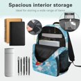thumbnail image 3 of Jeiento Kids Backpack and Lunch Box Set 17 Inch 4 Piece Rocket Astronaut Back to School Supplies with Padded Straps, Includes Pencil Case, Bookmarks for Elementary Boys, 3 of 7
