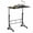 Black, variant on CONCETTA 31.5'' Adjustable Height Rolling Computer Desk with Storage Shelves, Portable Mobile Desk for Small Spaces Home Office, White