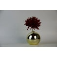 thumbnail image 5 of Skywin Convex Mirror Vase Gold Cubicle Decorations with Flower - 3.9 x 3.9 x 4 in Cubicle Mirror, Desk Mirror to See Behind You - Aesthetic Office Cubicle Accessories, Office Cubicle Decor Organizer, 5 of 7