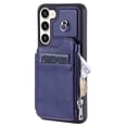 thumbnail image 2 of SaniMore for Samsung Galaxy S22 Plus PU Leather Case, Zipper Purse RFID Blocking 4 Card Slots Removeable Wrist Strap Protective Handbag Flip Cover Stylish Shockproof for Girls Women, Blue, 2 of 7
