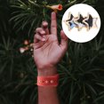 thumbnail image 3 of GOOHOCHY 3pcs Watch Strap Charms Watchband Star Decor Watch Charms Metal Watchband Stars, 3 of 7