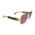thumbnail image 3 of Tory Burch 0TY6094 330475 Shiny Gold Square Sunglasses for Womens, 3 of 5