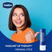 Vaseline Lip Therapy 4 Pack Lips Set (2 Original, 2 Rosy) With Petroleum Jelly Value Pack 0.16 oz. / 4.8g each