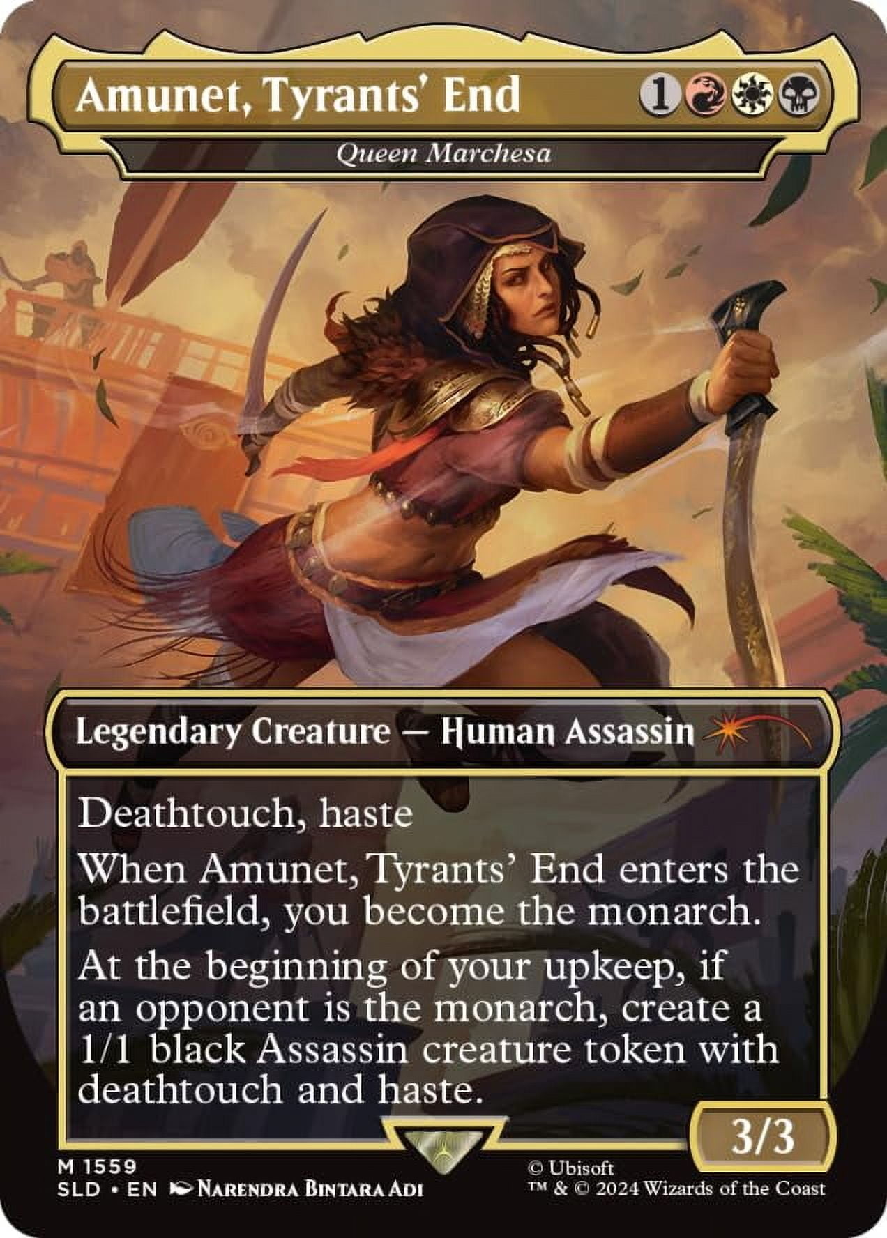 Magic the Gathering Secret LAIR X Assassin’S Creed: Lethal Legends (Rainbow Foil)