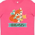 thumbnail image 4 of Inktastic Big Sis Woodland Fox Sister Youth T-Shirt, 4 of 5