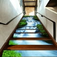 thumbnail image 3 of 6 pegatinas impermeables con diseño de cascada para escaleras, 3D, autoadhesivas, para pared y suelo, decoración de papel tapiz, 3 of 12