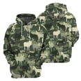 thumbnail image 5 of Sudadera con capucha de gran tamaño con estampado 3D de burro para hombre y mujer, moda Y2K, ropa de calle, jerséis con capucha, ropa para niños, 5 of 5