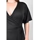 thumbnail image 4 of Vestido envolvente Roman Fashion /Tallas Extras, 2-4211 (Negro) negro 42, 4 of 6