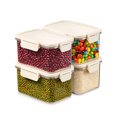 thumbnail image 1 of Sorbus 4-Pack Standard Rectangle Food Storage Containers with Lids, Clear, Stackable, 1 of 8