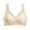 Beige, variant on Sports Bras for Women Top Bra Wire-Free Underwear Vest Style Sport Lingerie Female V Neck Cami Bra for Women Girls Tall Polyester Sport Bra Style 569, Beige L