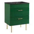 thumbnail image 1 of Modway Daybreak Meuble-Lavabo de Salle de Bain 24 Pouces Vert Noir, 1 of 10