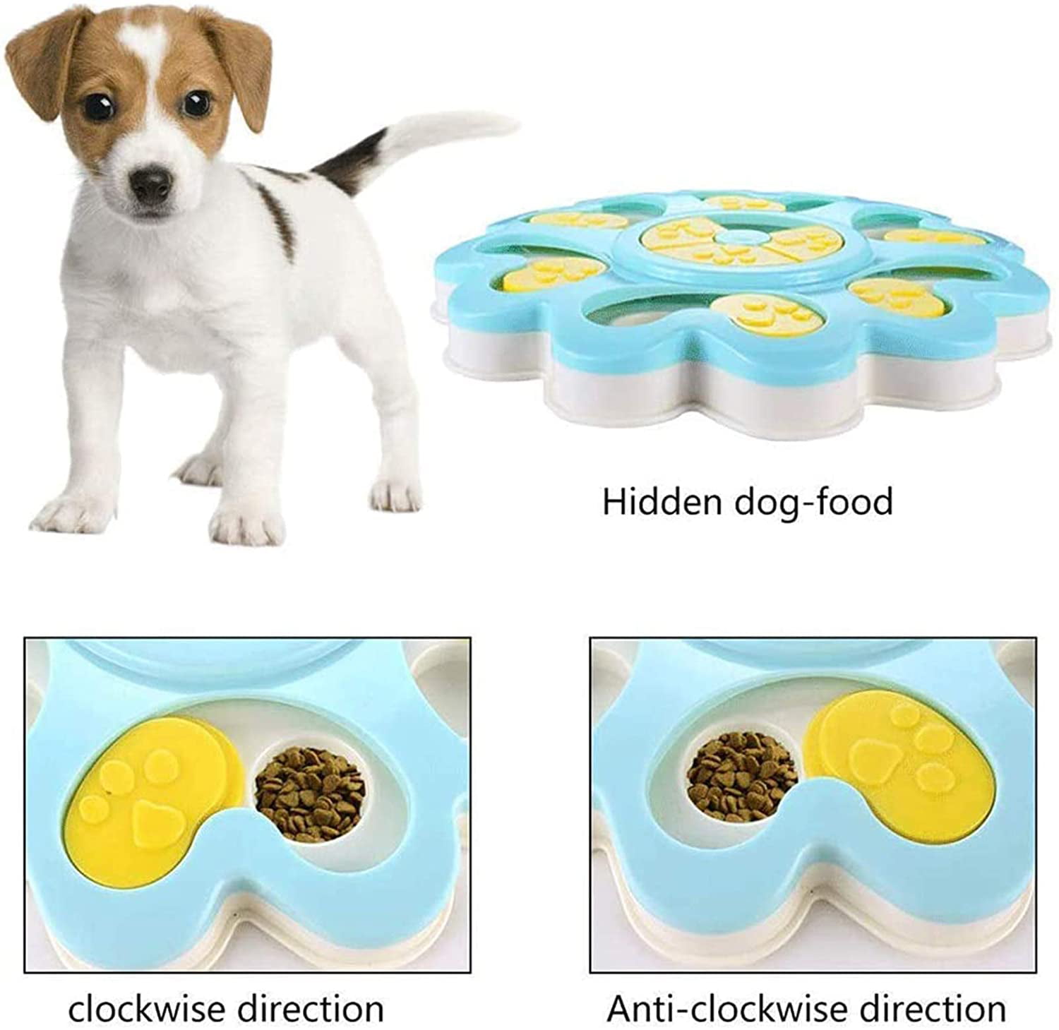 ieesspd Dog Puzzle Toys for Puppy IQ Stimulation &Treat Training Games  Treat Dispenser for Smart Dogs, Puppy &Cats Feeder Puzzle Dog Treat Puzzle( Level 1-3-Blue) - Yahoo Shopping