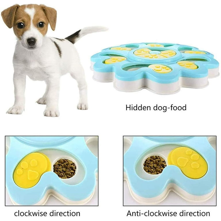 Non-Slip Dog Puzzle Interactive Feeder Toy Treat Dispenser to Improve IQ  for Puppies and Pets 
