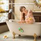 thumbnail image 2 of Juguetes de baño para bebés con cabezal de ducha y 3 ventosas giratorias, 2 of 6
