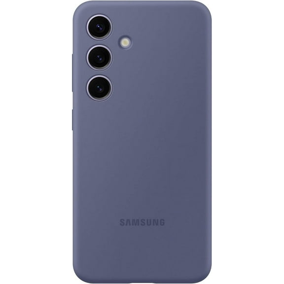 SAMSUNG Galaxy S24 Silicone Phone Case, Protective Cover with Color Variety, Smooth Grip, Soft and Sleek Design, Snug Fit, US Version, EF-PS921TVEGUS, Violet