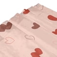 thumbnail image 7 of DouZhe Pink Hearts Romantic Love Pattern Shower Curtain, Waterproof Bath Curtains for Bathroom Decorations, 72 x 72 inches, 7 of 7