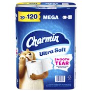 Charmin Ultra Soft Toilet Paper, 30 Mega Rolls, 2-Ply Bath Tissue