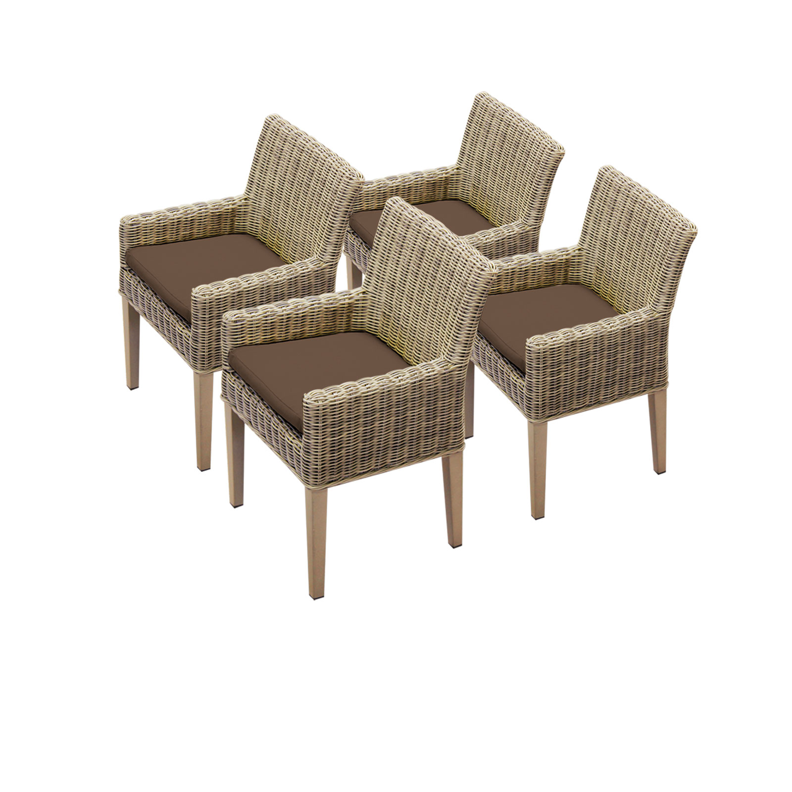 4 Royal Dining Chairs With Arms