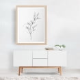 thumbnail image 3 of Sophisticated Minimal Floral Line Drawing - Line Drawing Line Art Botanical Minimalist Black and White Nature Floral Modern Art Unframed Wall Art Print 5 x 7 inches, 3 of 4