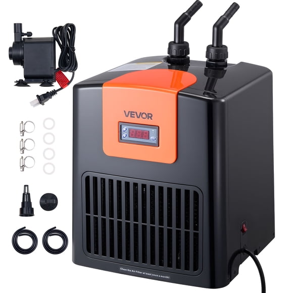 VEVOR Aquarium Chiller 52 Gallon 1/10 HP Water Chiller Hydroponics Fish Tank