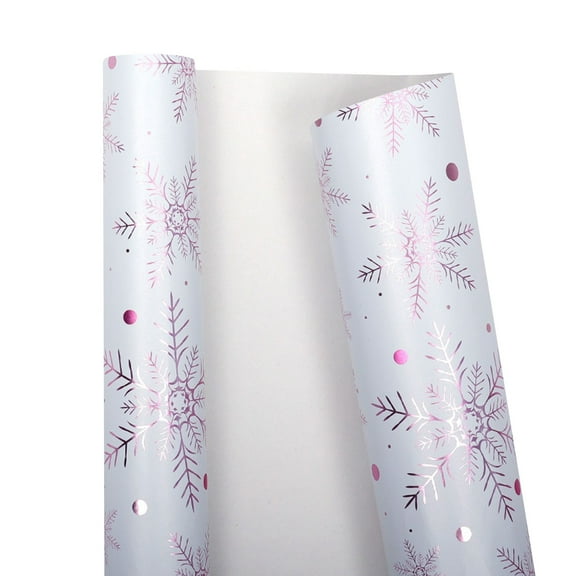 HomelyJoy Jumbo Roll Holiday Wrapping Paper, Extra Wide 17 Inches Christmas Wrap Bulk Supply, Vintage Xmas Trees Pattern for Festive Gift Wrapping, Perfect for Families and Large Gatherings