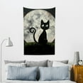 thumbnail image 5 of ZFLMY Cat Moon Gothic Art Tapestry Wall Hanging for Home Decor 40*60in, 5 of 6