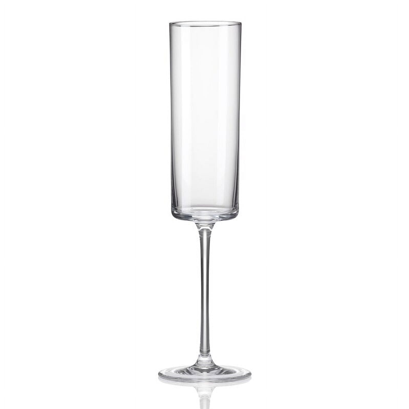Medium 17 Champagne, 6 oz. Crystal Champagne Flute, Set of 6