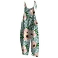 thumbnail image 1 of Mono informal con hombros descubiertos para mujer, mono con tirantes estampados, pantalón de pierna ancha Fridja alkflakhf36230, 1 of 1