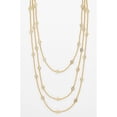 thumbnail image 4 of Tory Burch Multi Strand Logo Necklace, Tory Gold, 4 of 11