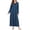 A-a-navy, variant on Women Ultra Soft Nightgown Long Sleeve V Neck Sleepwear Henley Button Down Night Shirt
