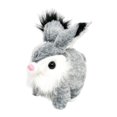 thumbnail image 4 of Siruishop Plush Bunny Toy Rabbit Interactive Electronic Pet for Preschool Party Favors Light Gray, 4 of 8