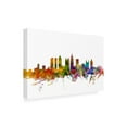 thumbnail image 3 of Trademark Fine Art Michael Tompsett Atlanta Georgia Skyline Canvas Wall Art - 30x47, 3 of 5