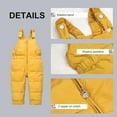 thumbnail image 5 of Snowsuits Clothing Set Winter 2 Pieces Down Jacket Coat with Snow Dungarees Bib Trousers Ski Suit Clothing, 5 of 5