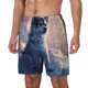 thumbnail image 1 of Balery Cloud Wolf Bañador para hombre, shorts de playa de secado rápido con entrepierna y forro de compresión-Small, 1 of 6