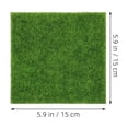 thumbnail image 2 of TEHAUX 10Pcs Garden Artificial Turf Mat Green Simulation Grass for Decorative Scene Layout, 2 of 6