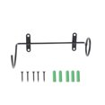 thumbnail image 5 of KHBUAB Wall-Mounted Wrought Iron Storage Rack Wine Bottle Holder 1Pack, 5 of 8