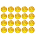 thumbnail image 1 of FRCOLOR Coat Button 50pcs Clear Crystal Button Adorable Shirt Button Simple Sweater Fasteners Delicate Sewing Buttons Coat Button Accessory for Man Woman Baby DIY (Yellow),0.47"X0.47"X0.39", 1 of 5