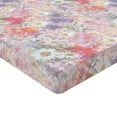 thumbnail image 4 of Ambesonne Vintage Fitted Sheet, Blooming Meadow Dream Daisy, Full Size, Pale Mauve and Multicolor, 4 of 5
