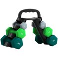 thumbnail image 1 of Soozier Ensemble d'Haltères Hexagonaux de 40 Lb, Haltères Réglables avec Support Vertical, 1 of 10