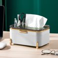 thumbnail image 4 of COFEST Tissue Box Cover,Rectangular Tissue Box Cover-Multifunctional Tissue Box Holder For Home/Office/tea Table/restaurant/Car Decoration White, 4 of 7