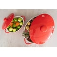thumbnail image 2 of 10 Strawberry Street Sienna 10” x 7” Stoneware Casserole Dish Set, Red, Microwave (2 Count), 2 of 6