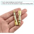Hao Pro Gold Plated Female Stereo Headphone Adapter 6.35mm 1/4inch Male