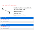 thumbnail image 2 of Stabilizer Bar Link - Compatible with 2011 - 2016 BMW 535i 2012 2013 2014 2015, 2 of 2