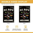 thumbnail image 3 of All Bats Welcome Garden Flag, Double Sided Yard Outdoor Farmhouse Lawn Porch Decor Flag, Halloween Bats Decor Flag, Inclusive Yard Flag, Equality Diversity Flag, LGBTQ Pride Flag, 3 of 6