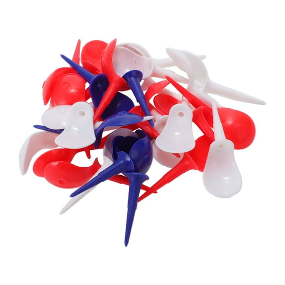 Unique Bargains 30 Pcs Portable chair-shaped Golf Tees 2.01" Multicolor