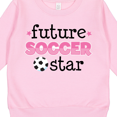 thumbnail image 3 of Inktastic Future Soccer Star Girls Toddler Sweatshirt, 3 of 4