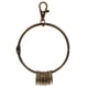 thumbnail image 4 of Paquete de 7-15 llaves redondas grandes de bronce retro vintage que incluye 10 anillos para grupos pequeños Sunnimix  Llavero, 4 of 7