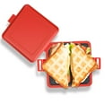 thumbnail image 1 of Microwave Toastie Maker, Non Stick Plates Easy to Clean Microwave Toaster  Maker NO Electricity Fast and Even Heating Heat Proof Microwave Toaster for Cooking Breakfast, 1 of 7